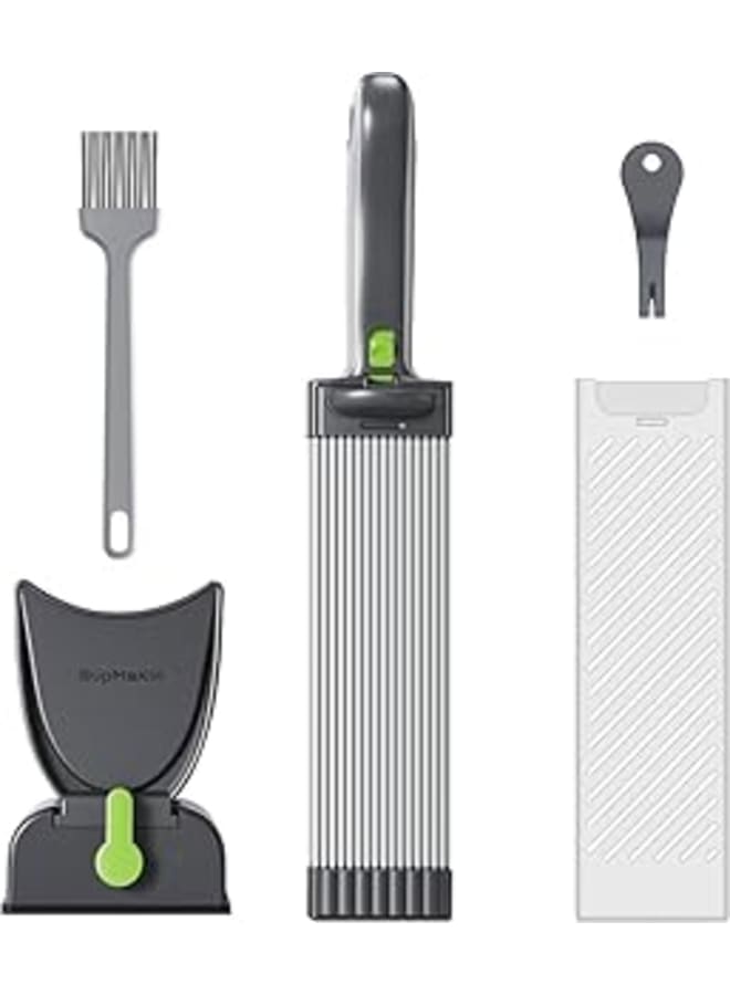 Manual Meat Grinder, Stainless Steel Blade With Safety Lock Cover, Easy-Grip Handle.