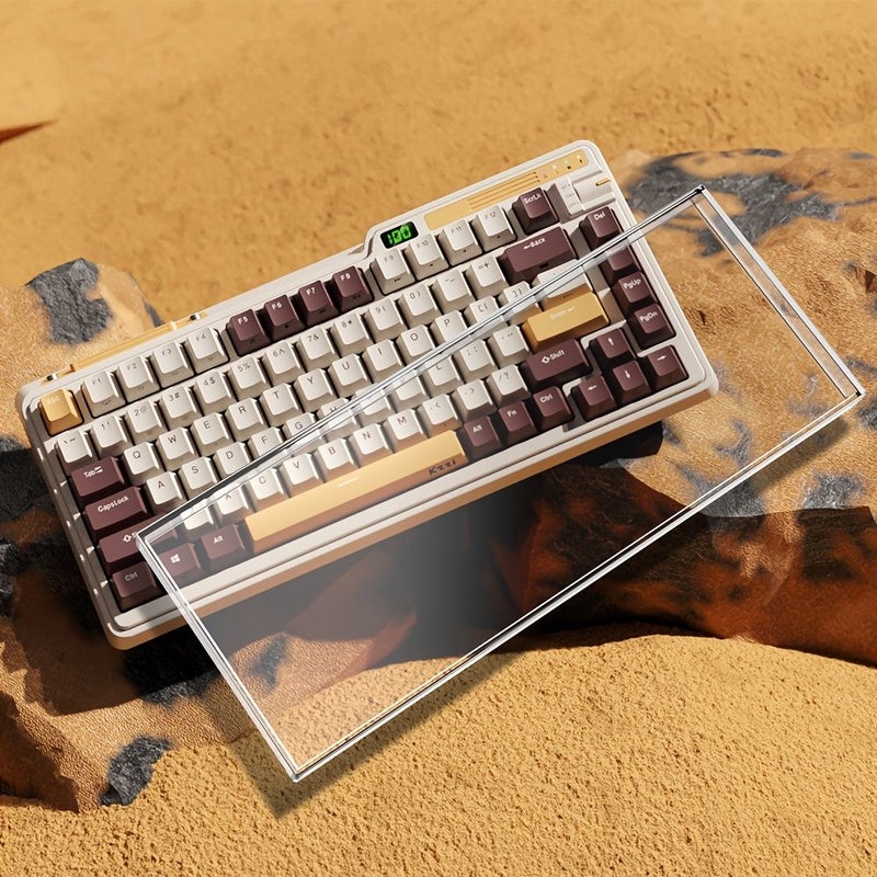 غطاء غبار للوحة المفاتيح المصنوعة من الأكريليك، مناسب للوحات المفاتيح ذات 98 مفتاحًا، غلاف واقٍ شفاف مصنوع من مادة PMMA، متين وسهل التركيب، يحافظ على نظافة أغطية المفاتيح وتبدو جديدة - Image 3