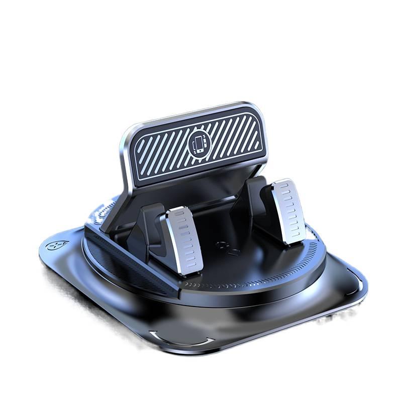 Car Phone Holder Silicone in Black with Universal Fit - Image 1