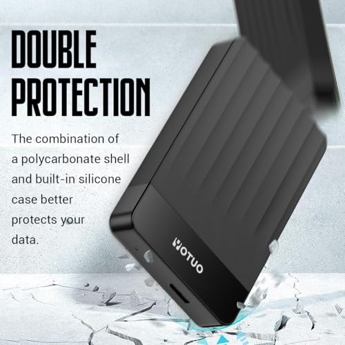 YOTUO Portable External Hard Drive Storage Expansion Mobile HDD USB 3.0 for PC, Mac, Desktop, Laptop, PS4, PS5, Xbox One X/S, Xbox 360, Xbox Series X/S, Office & Game (Black, 320GB) - Image 4