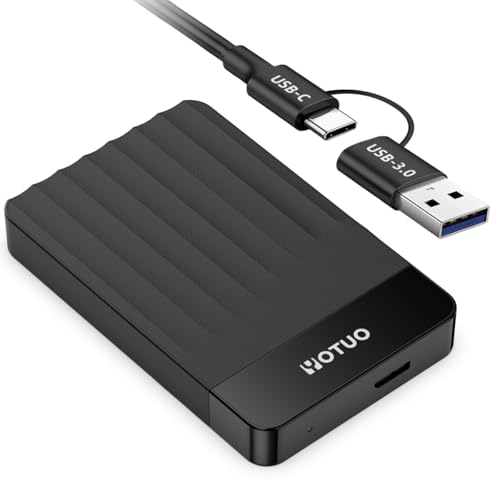 YOTUO Portable External Hard Drive Storage Expansion Mobile HDD USB 3.0 for PC, Mac, Desktop, Laptop, PS4, PS5, Xbox One X/S, Xbox 360, Xbox Series X/S, Office & Game (Black, 320GB) - Image 1