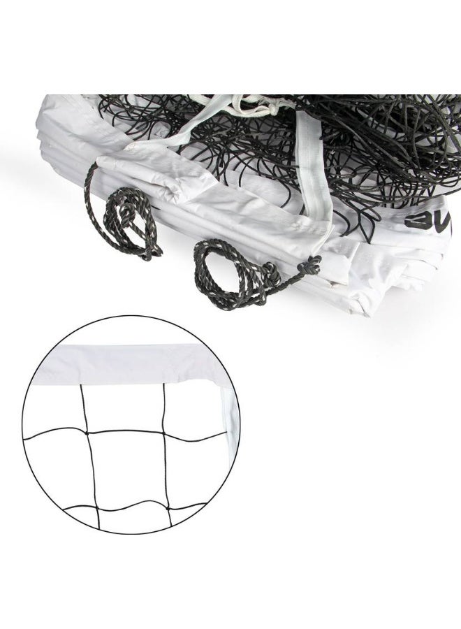 SUPREME Supreme Volleyball Net Ace 911 (4 Side Tape) Heavy Duty Machine Made Volleyball Net  (Black, White) - Image 4