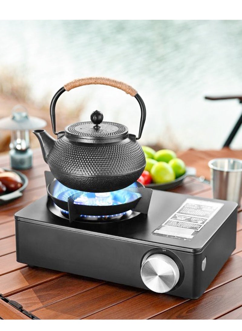 HEXAR Portable Camping Stove, Extra High Output, Single Burner Butane Stove Camping Accessories, Outdoor Windproof Camp Stove, Camping Cooking Grill, Propane Burner and Backpacking Essentials  - Image 1