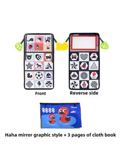 Generic Baby Cloth Book Toy Squeaky Sound For Sensory Stimulation Learning-Color:Graphic + Three-page Cloth Book (opp Bag Packaging)  - Image 1