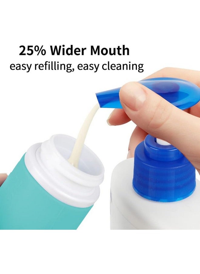 COOFANDY - COOFANDY 3 Pcs Silicone Travel Bottles for Toiletries, BPA Free Travel Containers Set Leak Proof Refillable Squeezable Travel Accessories for Shampoo Conditioner Lotion (100 ml) - Image 1