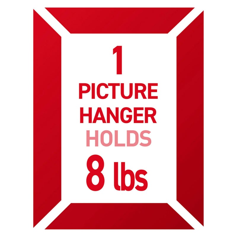 Command Universal Frame Hangers, Damage Free Hanging Picture Hangers, No Tools Frame Hanger for Living Spaces, 3 Metal Picture Frame Hangers and 8 Large Command Strips - Image 3
