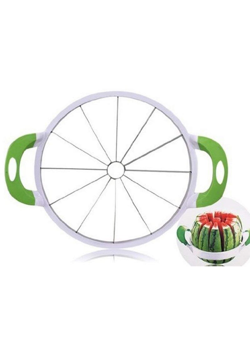 Multi Function Watermelon Cutter and Fruit Slicer Kitchen Tool for Easy Watermelon Melon and Fruit Cutting Serving - Image 1