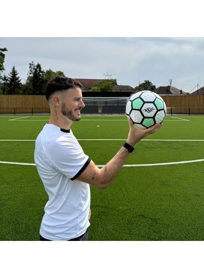 Wingrove Sports Creations Power Ball Football – Size 4 Lightweight Trick & Skills Ball for Kids and Teens – Designed by Billy & Roman Wingrove – High-Power Shot & Technique Training - Image 5