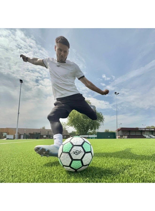 Wingrove Sports Creations Power Ball Football – Size 4 Lightweight Trick & Skills Ball for Kids and Teens – Designed by Billy & Roman Wingrove – High-Power Shot & Technique Training - Image 4