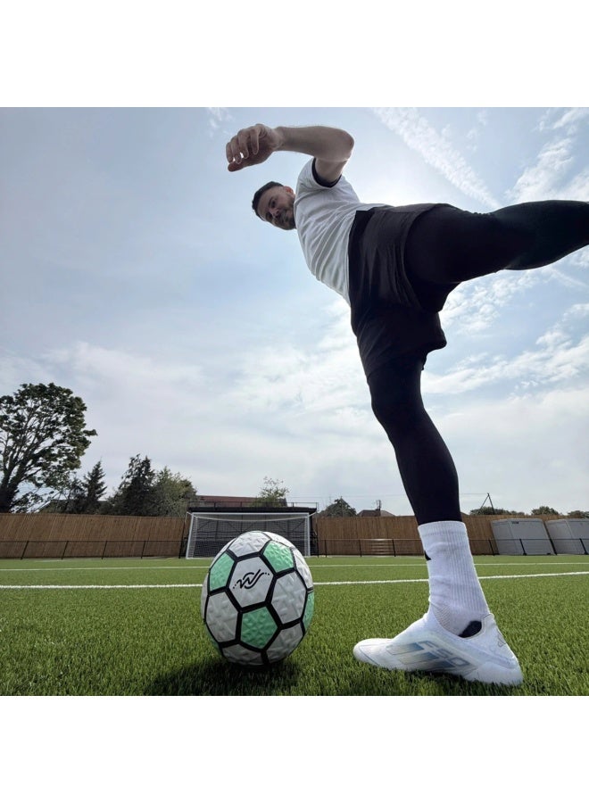 Wingrove Sports Creations Power Ball Football – Size 4 Lightweight Trick & Skills Ball for Kids and Teens – Designed by Billy & Roman Wingrove – High-Power Shot & Technique Training - Image 3