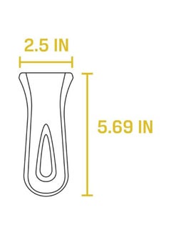 LODGE Lodge Hot Deluxe Silicone Handle Holder, One Size, Yellow  - Image 2
