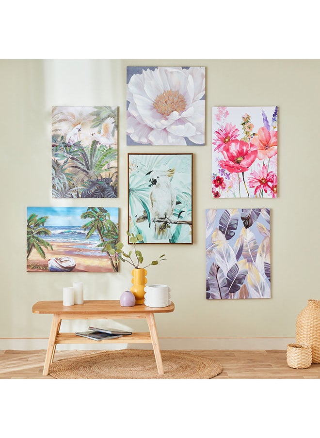Gala Cacatua Framed Canvas 70 x 2.8 x 50 cm