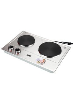 XPER Xper Electric Stove, 2 Burners, 2500 Watts, Stainless Steel - XPHP-801-20  - Image 2