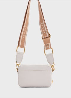 Ted Baker BARIA Mini Webbing Faux Raffia Camera Bag  - Image 2