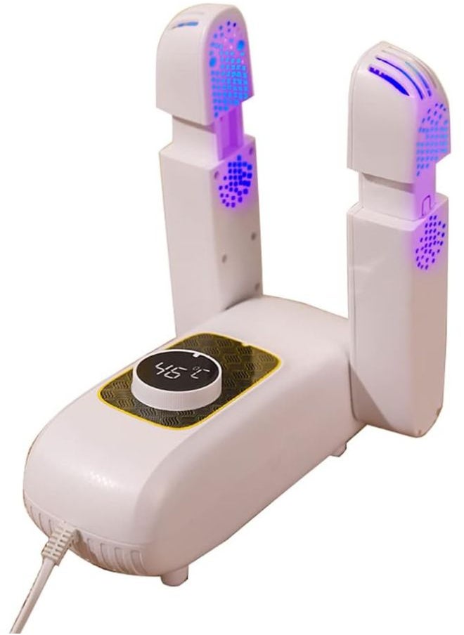 Generic Electric Shoe Heat Dryer, Foldable Adjustable Purple Light Shoe Warmer, Shoe Boot Dryer, Shoe Dryer, Touch Switch 3 Gear Time Setting Shoe Quick Drying - Timing Adjustable  - Image 3