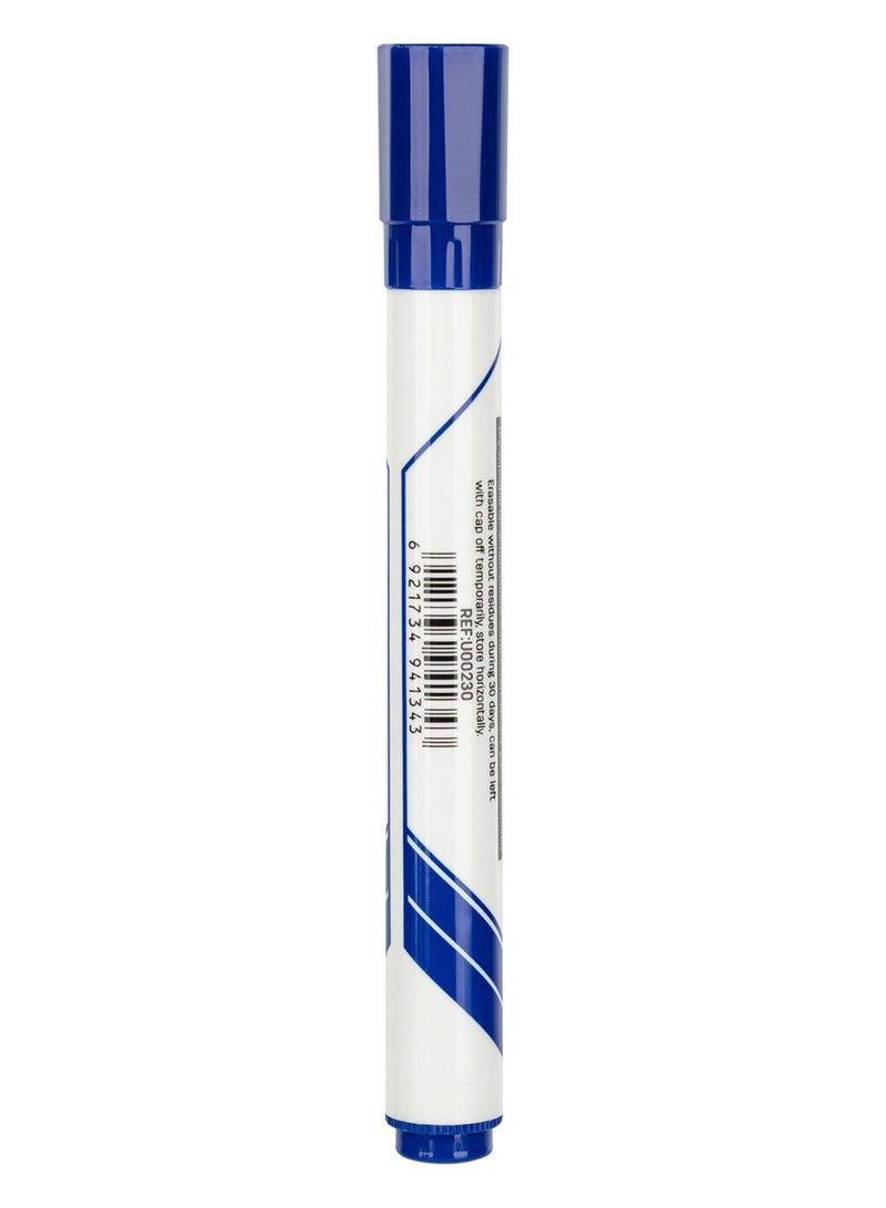 Deli Whiteboard Marker Blue 2-5mm 12 Pieces Dry Erase - Image 4