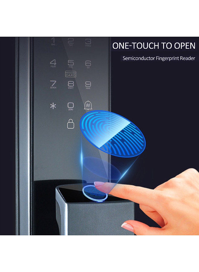 WAFU - WAFU Fingerprint Door Lock Smart Face Recognition APP Unlock 6 Unlocked Ways Locking Unlocking Automatically for Homes Apartments - Image 1