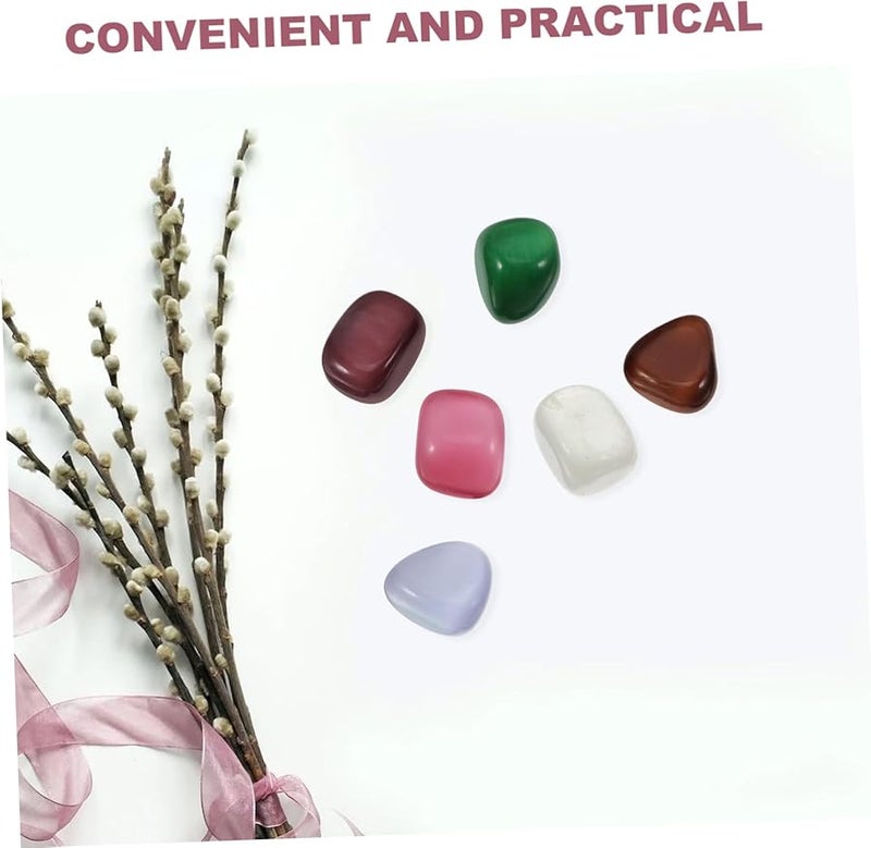 Multi Color Polished Quartz Stones 300g Natural Crystals for Planters Vases Fish Tanks Home Decor - Image 4