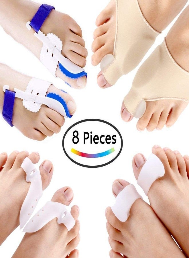 we3 Silicone Toe Corrector Kit | Toe Separators Spacers Straighteners | Hallux Valgus Hammer Toe Tailors Support - Image 2