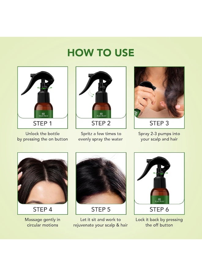 Botanic Hearth Rosemary Rice Water Spray for Hair Growth Pack of 2 | 6.8 Fl Oz Each | With Biotin, Peppermint & Aloe Vera | Korean Scalp Detox | Reduces Hair Thinning | For Men & Women - Image 4