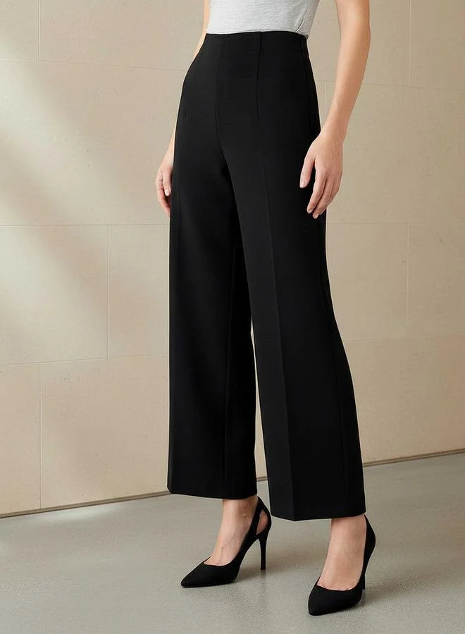 Regular Fit Flexi Waist Trousers