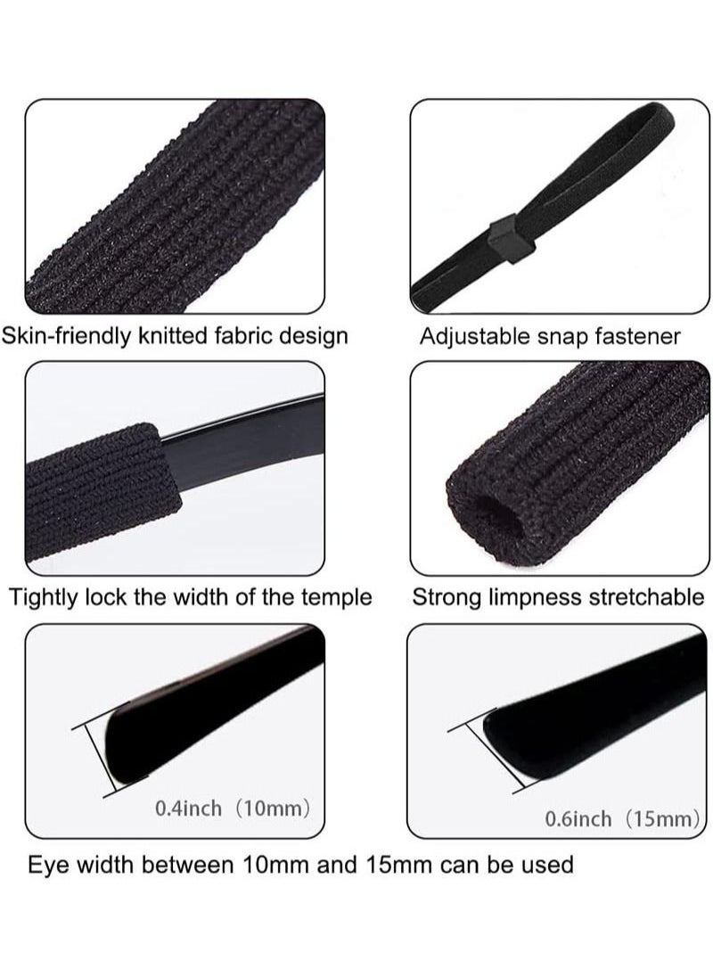 Aikanbo Multicolor Glasses Strap，Men's Women's Sports Sunglasses And Frame Straps，Glasses Cord Holder，Glasses Neck Lanyard，Adjustable Cord Glasses Holder，5-Pack  - Image 3