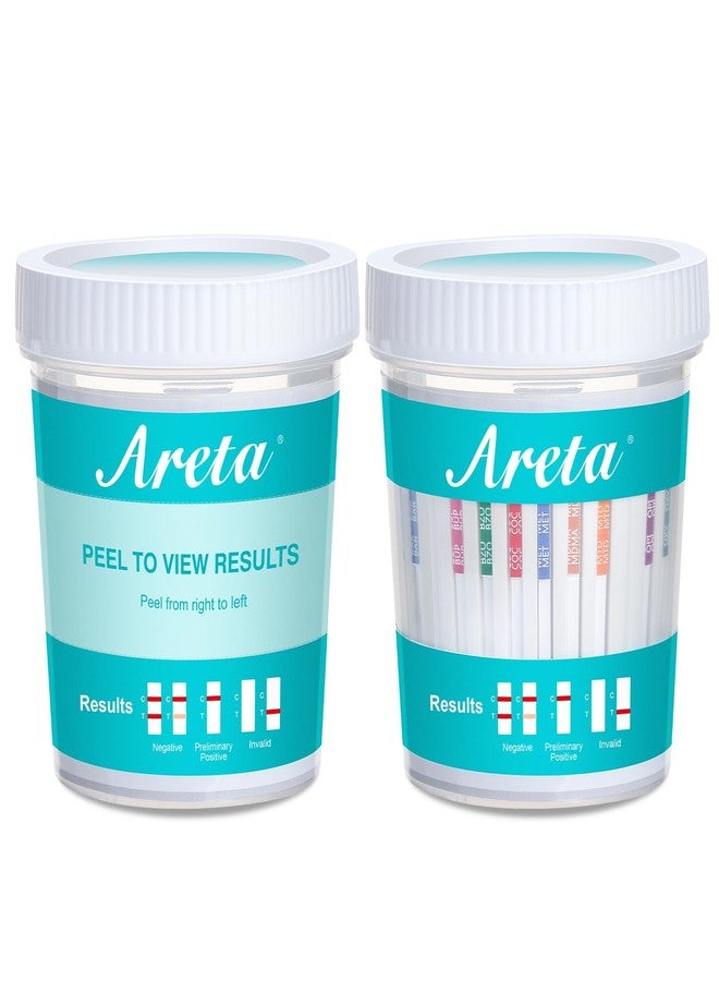 Areta Multi-Drug Test Cup: Over the Counter Use at Home Urine Test Kits Testing 5 Metabolite ACDOA-754 (10 Pack) - Image 1