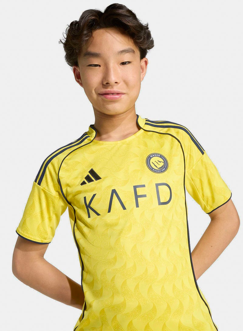 Adidas Al Nassr Fc 2025/2026 Home Jersey Kids - Image 4