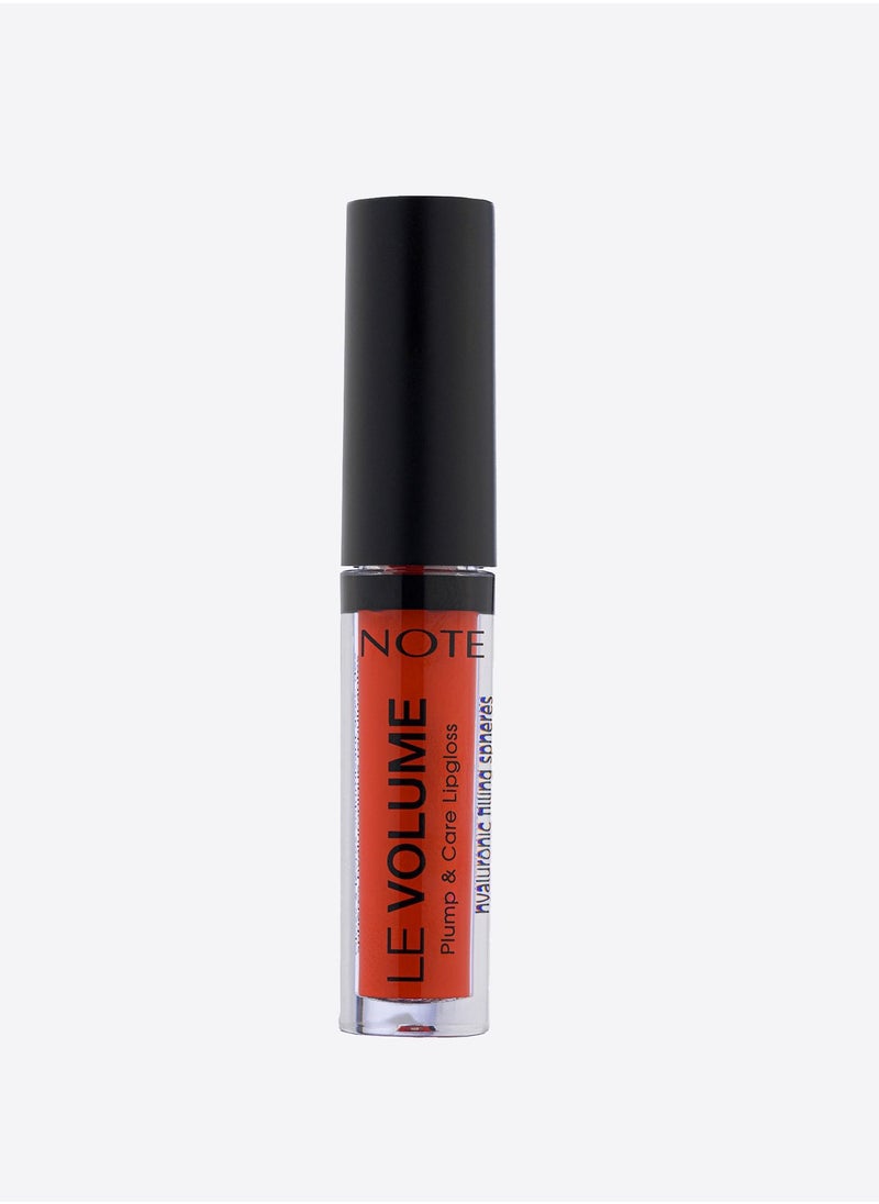 NOTE Cosmetics Le Volume Gloss - 05 no fear red  - Image 2