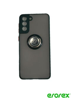 erorex Protective Case Cover For Samsung S21+ With Magnetic Ring Holder Green  - Image 1