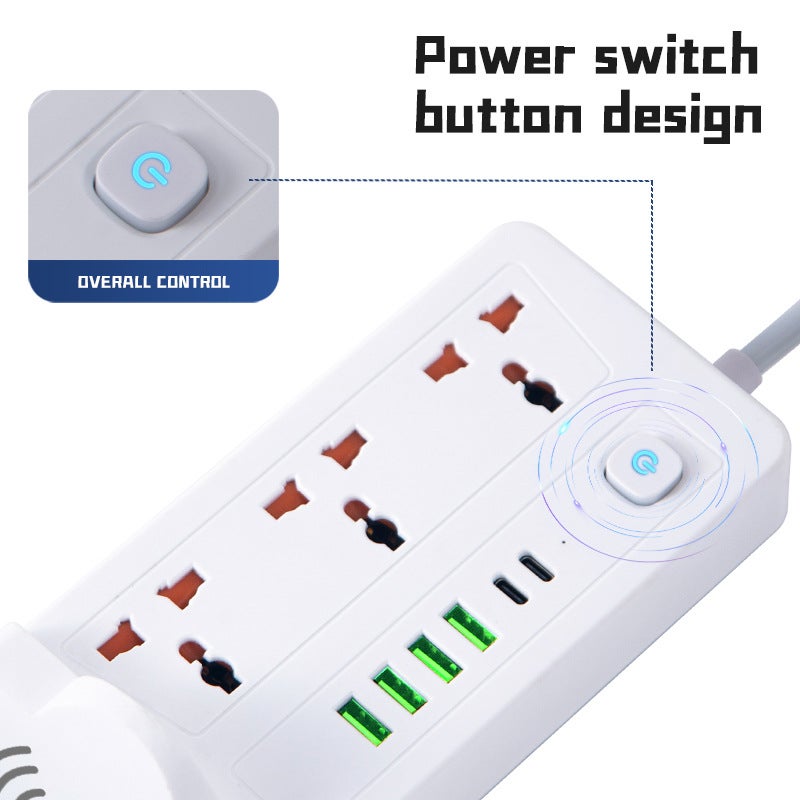 Wireless Charging Socket British Standard Usb Plug-In European Standard American Standard International Universal Hong Kong Universal British American British Pd - Image 5