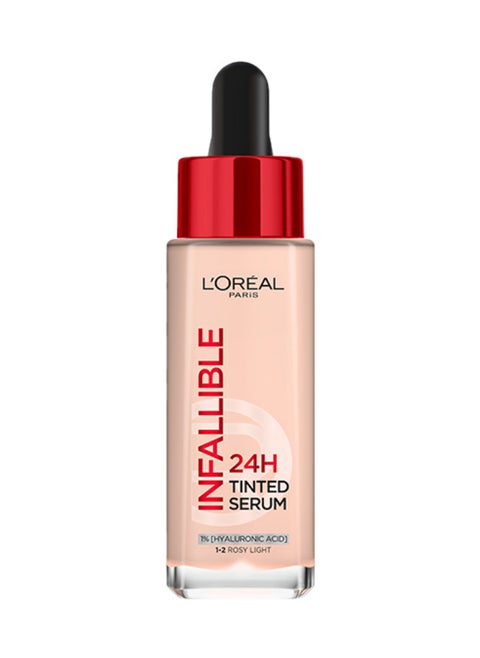 24H Infallible Tinted Serum Shade Rosy Light 1-2