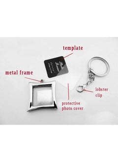 Square Photo Frame Keychain Set - 10 Pcs Mini Stainless Steel Picture Frame Keychains, Diy Personalized Sterling Photo Holder, Souvenir For Friends Lovers And Family - pzsku/Z2EA922C3348831E5C1EEZ/45/_/1735214250/1f3214ce-20f0-4c31-933c-dcf514f9182a