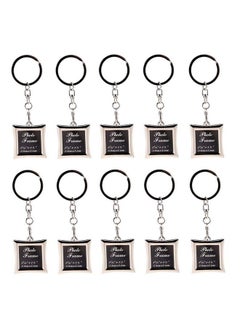 Square Photo Frame Keychain Set - 10 Pcs Mini Stainless Steel Picture Frame Keychains, Diy Personalized Sterling Photo Holder, Souvenir For Friends Lovers And Family - pzsku/Z2EA922C3348831E5C1EEZ/45/_/1735214364/345612ea-87f5-41c4-b56f-73a93a8d5abf