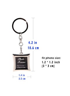 Square Photo Frame Keychain Set - 10 Pcs Mini Stainless Steel Picture Frame Keychains, Diy Personalized Sterling Photo Holder, Souvenir For Friends Lovers And Family - pzsku/Z2EA922C3348831E5C1EEZ/45/_/1735214366/5a7254c3-3ae2-40f1-a0e6-51c6f17c8729