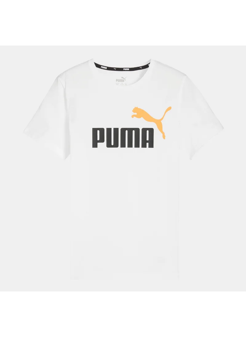 PUMA Kids' Essentials+ Two Tone Logo T-Shirt