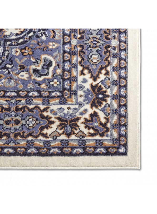 Home Dynamix Premium Sakarya Traditional Medallion Border Area Rug, Porcelain, 1'9"x7'2" Runner - Image 3