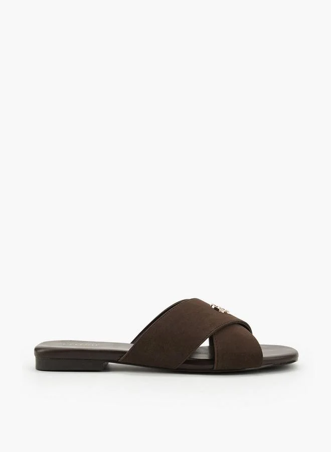 Celeste BROWN Women Slip-On Sandals for Women | Best Price UAE