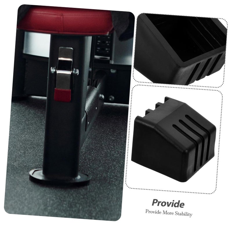 4 Pcs Gym Equipment Floor Protector Pads Non Slip Furniture Grippers For Home Exercise - Image 5