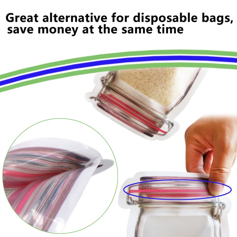 Laffeya Candy Nut Bag 24pcs Mason Jar Bag Bags Fresh Fresh Fres - Image 4