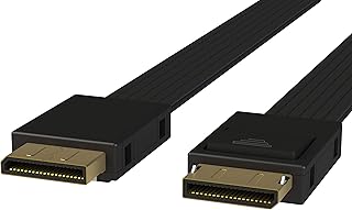 LINKUP LINKUP - OCuLink PCIe Gen 4 SFF-8611 4i to OCuLink SFF-8611 SSD Data Active Cable w/PVC Cable Jacket 100cm  - Image 1