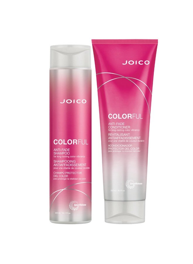 Joico Colorful Anti-Fade Shampoo and Conditioner Set Preserve Hair Color Long-Term Vibrancy For Color-Treated Hair - Image 1
