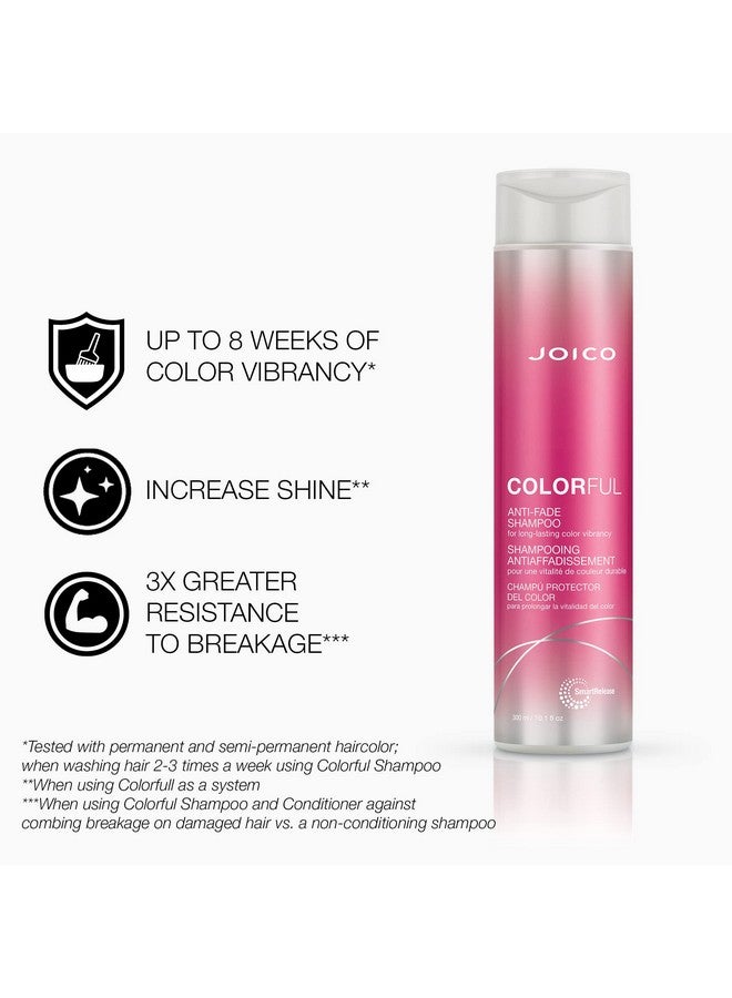 Joico Colorful Anti-Fade Shampoo and Conditioner Set Preserve Hair Color Long-Term Vibrancy For Color-Treated Hair - Image 2