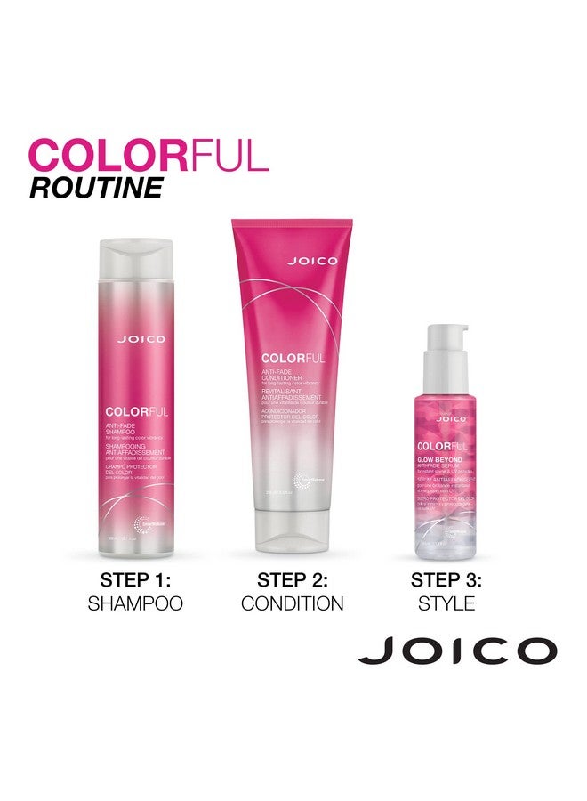 Joico Colorful Anti-Fade Shampoo and Conditioner Set Preserve Hair Color Long-Term Vibrancy For Color-Treated Hair - Image 5