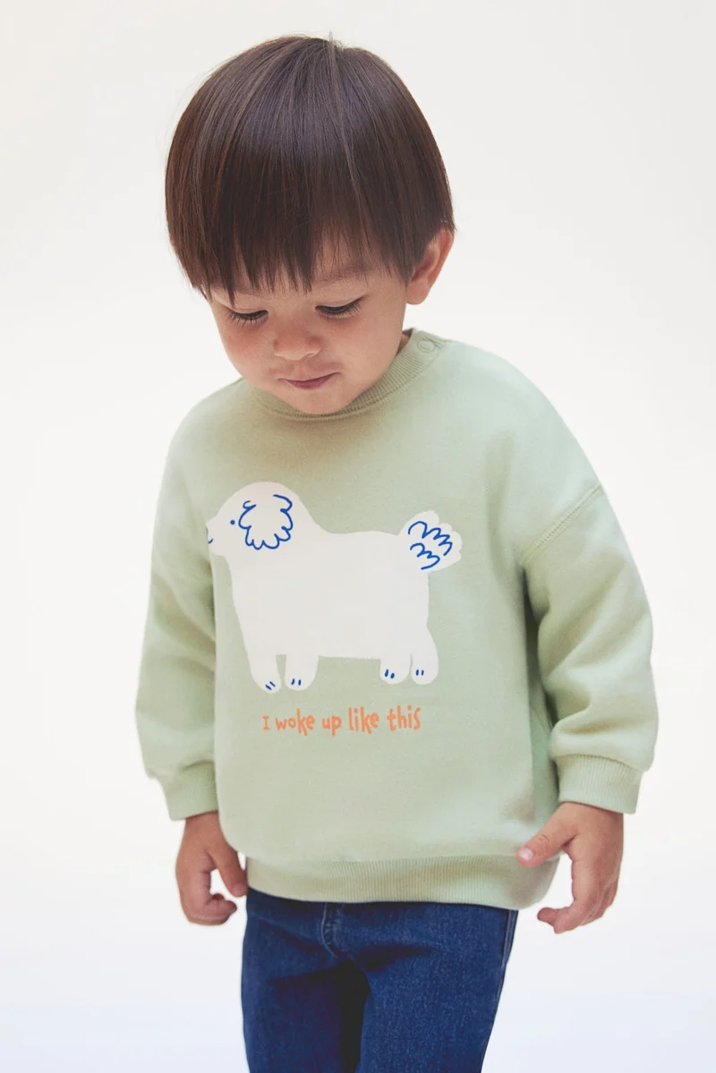 اتش اند ام Printed sweatshirt