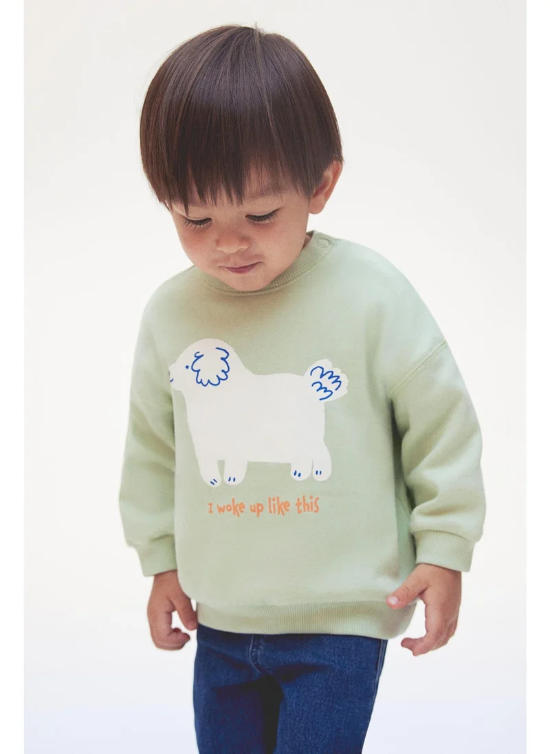 اتش اند ام Printed sweatshirt