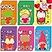 Joy Bang Valentines Stickers for Kids 36 Sheets Make Your Own Face Stickers DIY Valentines Crafts for Kids Red Pink Heart Love Sticker Valentines Day Party Supplies Favors Gift Games - Image 2