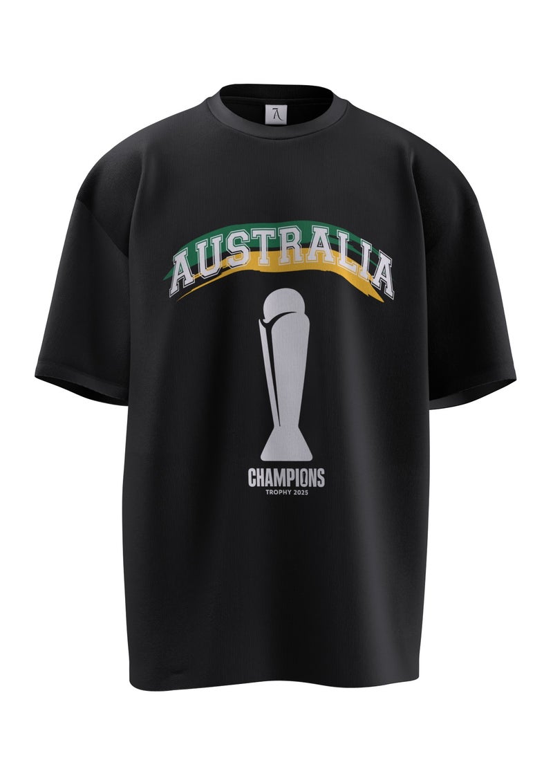 7 AURAS AUSTRALIA Cricket Fan Tee (Champions Trophy Collection)  - Image 1