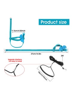 KASTWAVE Bird Training Leash Adjustable Parrot Flying Strap Rope Universal Flying Traction Lead Durable Outing Gadget Outdoor Training Toy for Birds Parrot Cockatiel Parakeet Lory  - Image 4