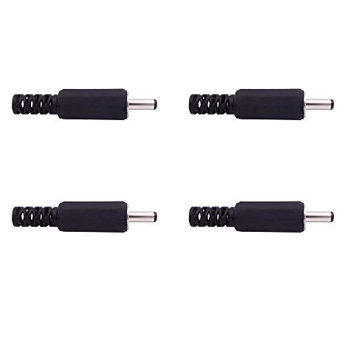 Fancasee (4 Pack) Replacement 3.5mm x 1.35mm DC Power Male Plug Solder Type Power Supply Jack Connector Adapter for Power Cable Repair - Image 3